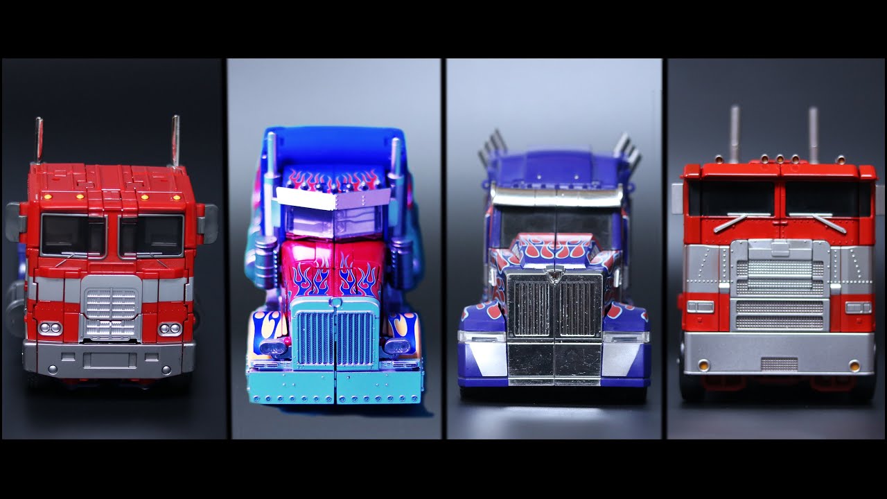 OPTIMUS PRIME TRUCK CAR ROBOT TOYS TRANSFORMERS MOVIE 1,2,3,4,5,6 & MORE (STOP MOTION ANIMATION)