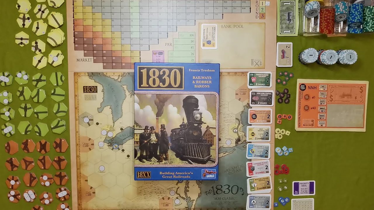 1830 - Детальное объяснение правил настольной игры из серии 18xx