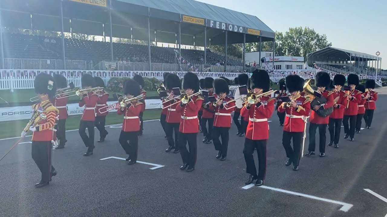 The Band of the Irish Guards at The Goodwood Revival