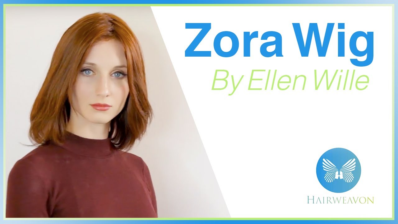 Zora Wig | Human Hair Lace Front Wig by Ellen Wille | HairWeavon.com | Colour Chocolate Mix