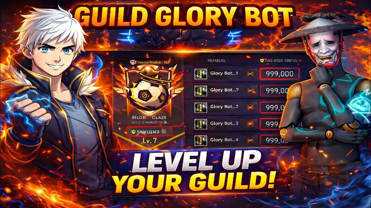 HOW TO MAKE GUILD GLORY BOT 🤖|FREE FIRE GUILD GLORY BOT 🔥😱 ZEXISTEY 