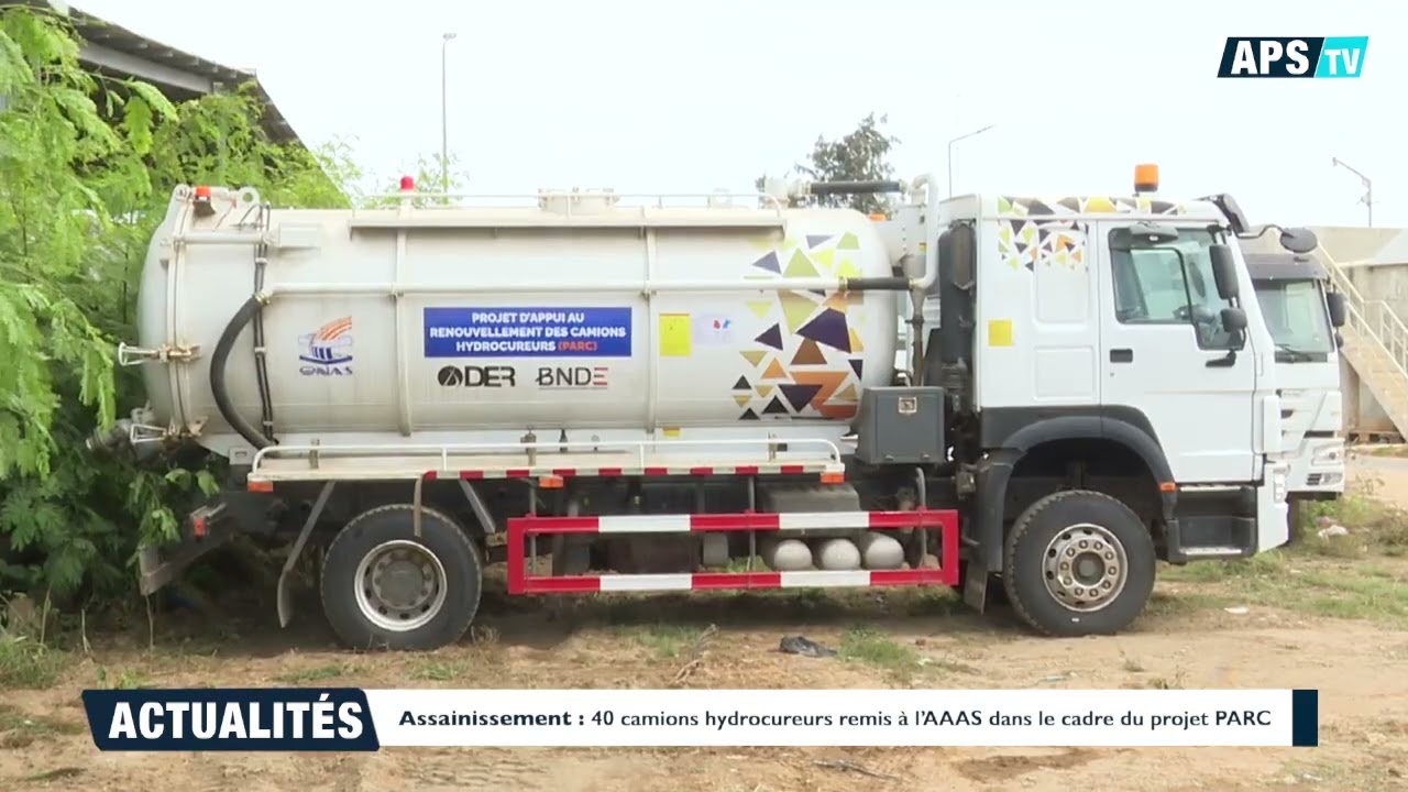 FR/ Assainissement : 40 camions hydrocureurs remis à l’AAAS dans le cadre du projet PARC
