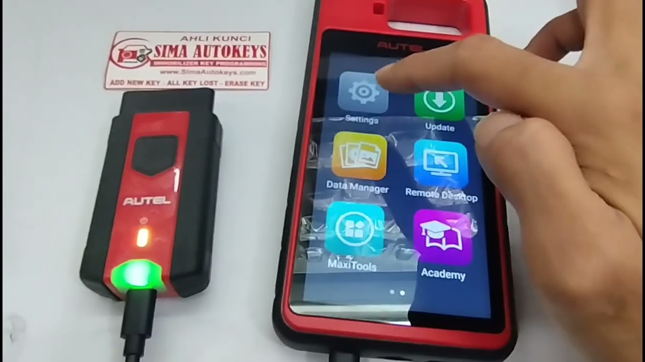 Cara mengatasi program gagal pakai Alat AUTEL KM100 Silahkan di Update ya UPDATE VCI AUTEL KM100