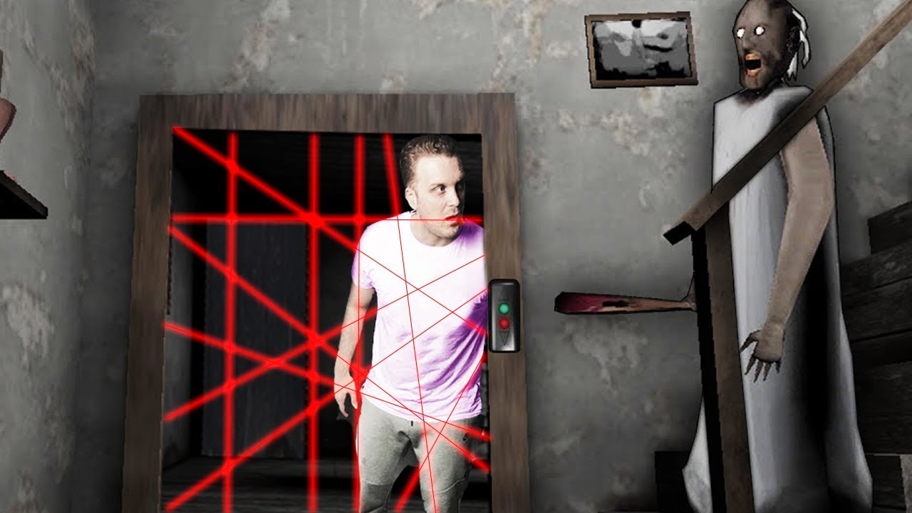 LUDA BABA POSTAVILA LASERE DA ME UHVATI (NOVE SOBE I ZAMKE)! - Granny Igrica