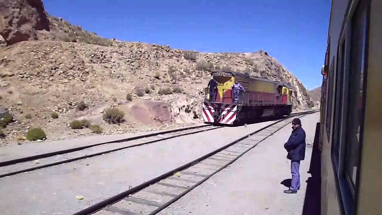 Tren a las nubes: maniobras mina Concordia (Train to the clouds-shunting)