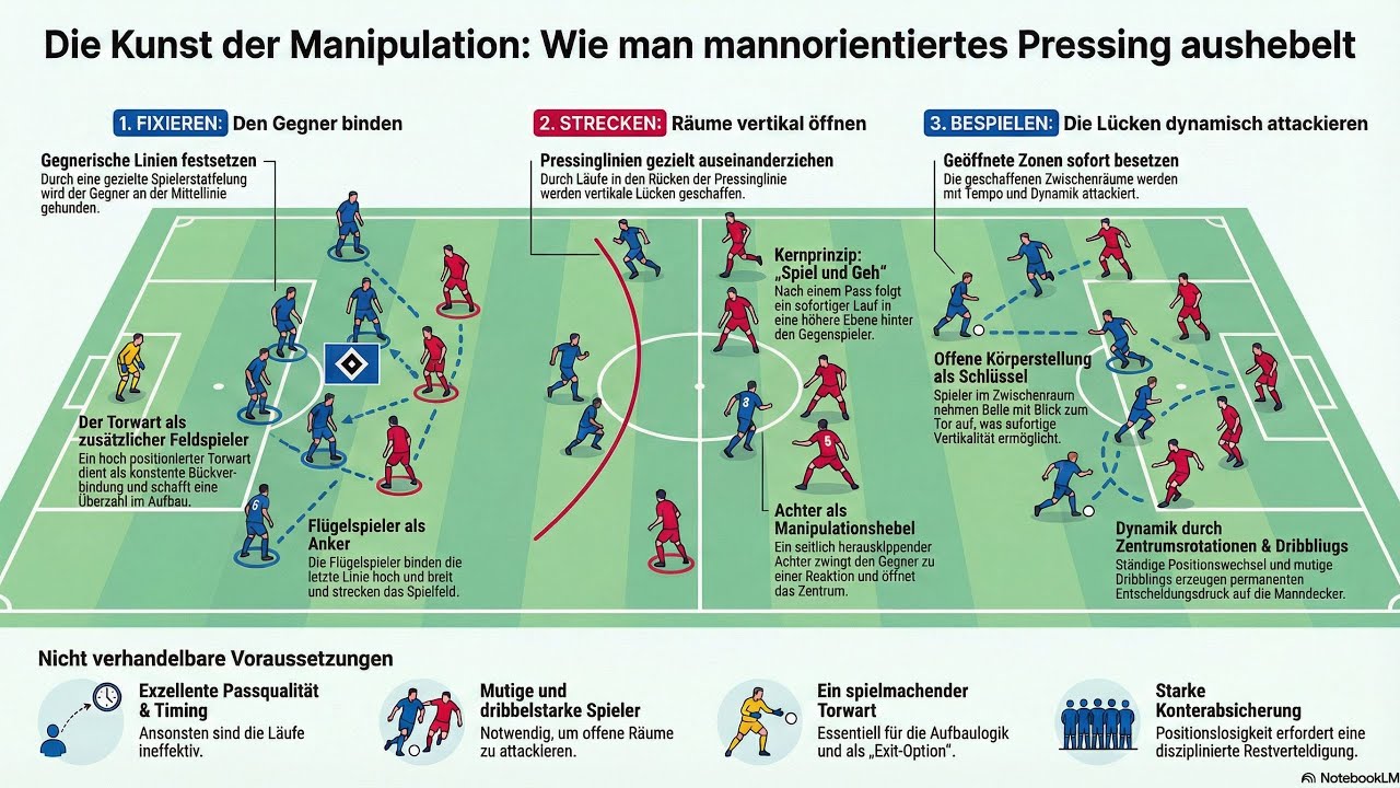 Wie der HSV mannorientiertes Pressing gezielt aushebelt