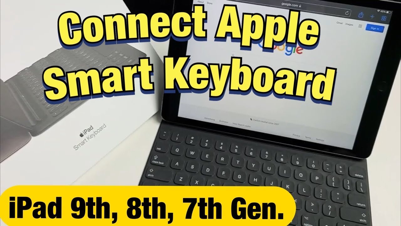 iPad 9-го, 8-го, 7-го поколений: как подключить Apple Smart Keyboard