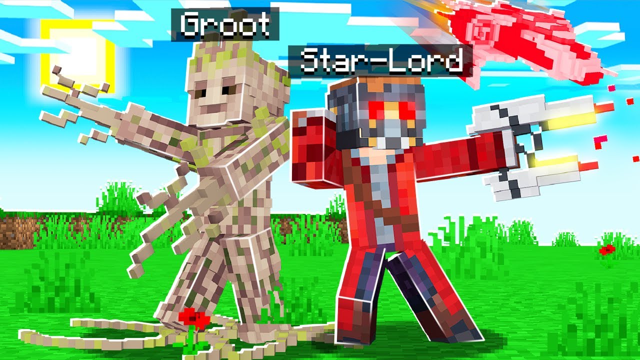 GUARDIANS OF THE GALAXY in CRAZY CRAFT!