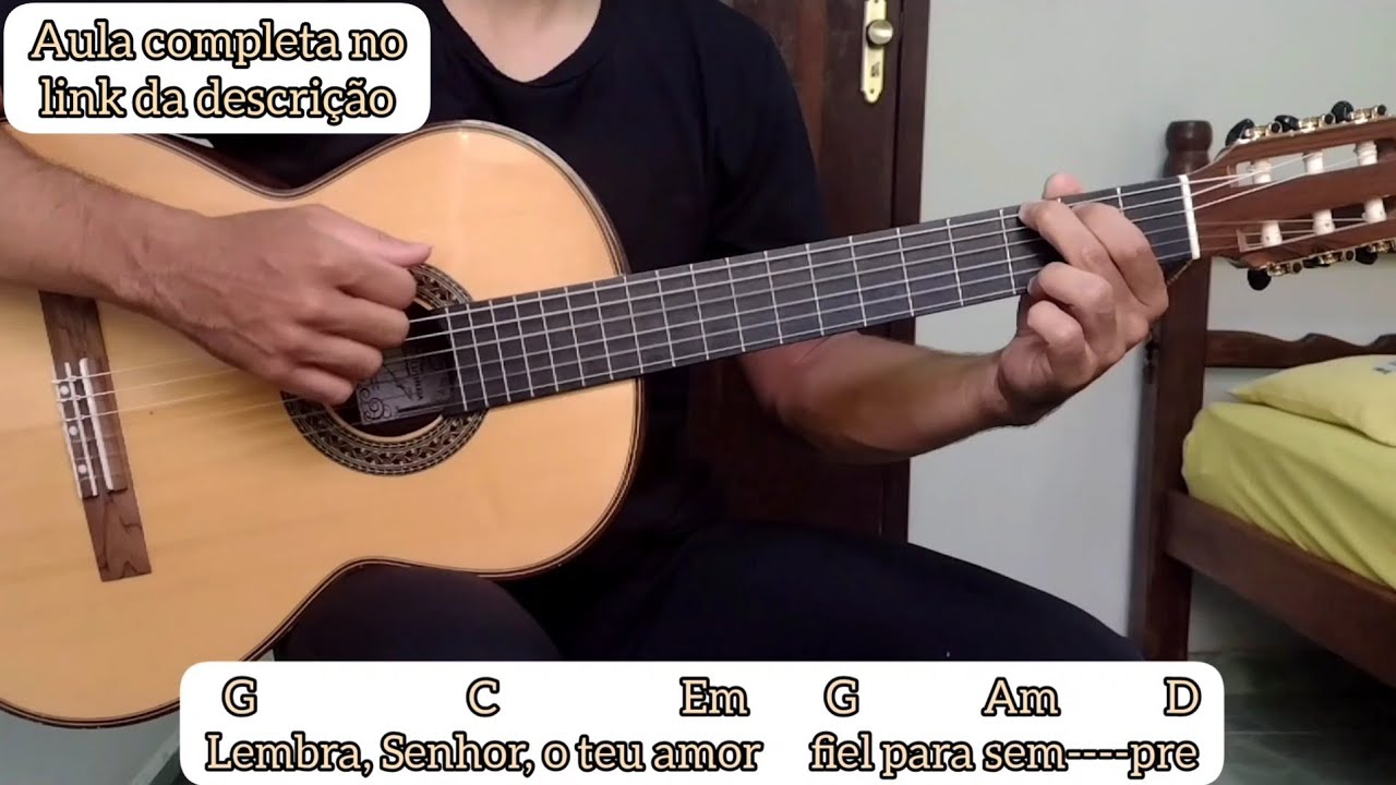 LEMBRA, SENHOR, O TEU AMOR (canto de entrada - QUARESMA) - TOCANDO A MÚSICA [cifra católica]