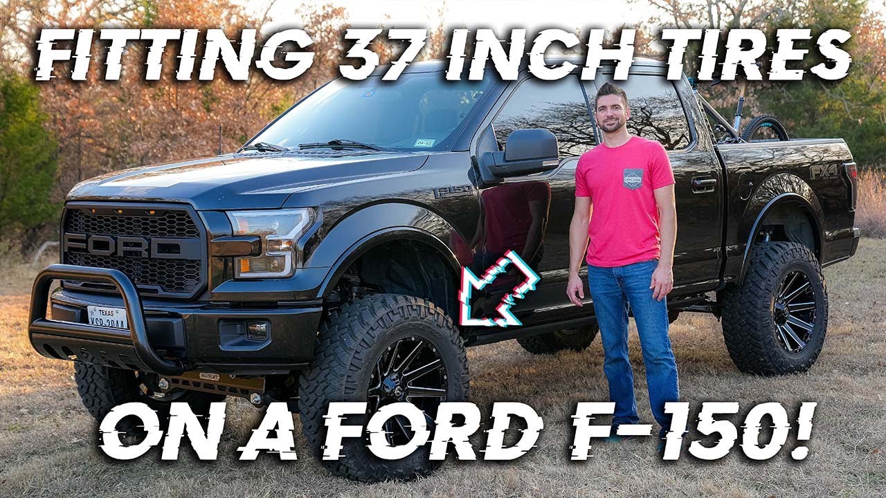 Lifted Ford F150 on 37
