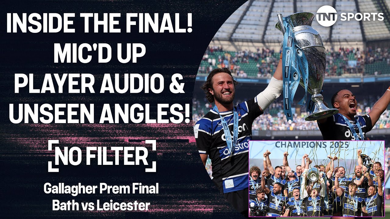 No Filter Rugby 🏉: Bath End 29-YEAR TITLE DROUGHT in Thrilling Final! 🏆