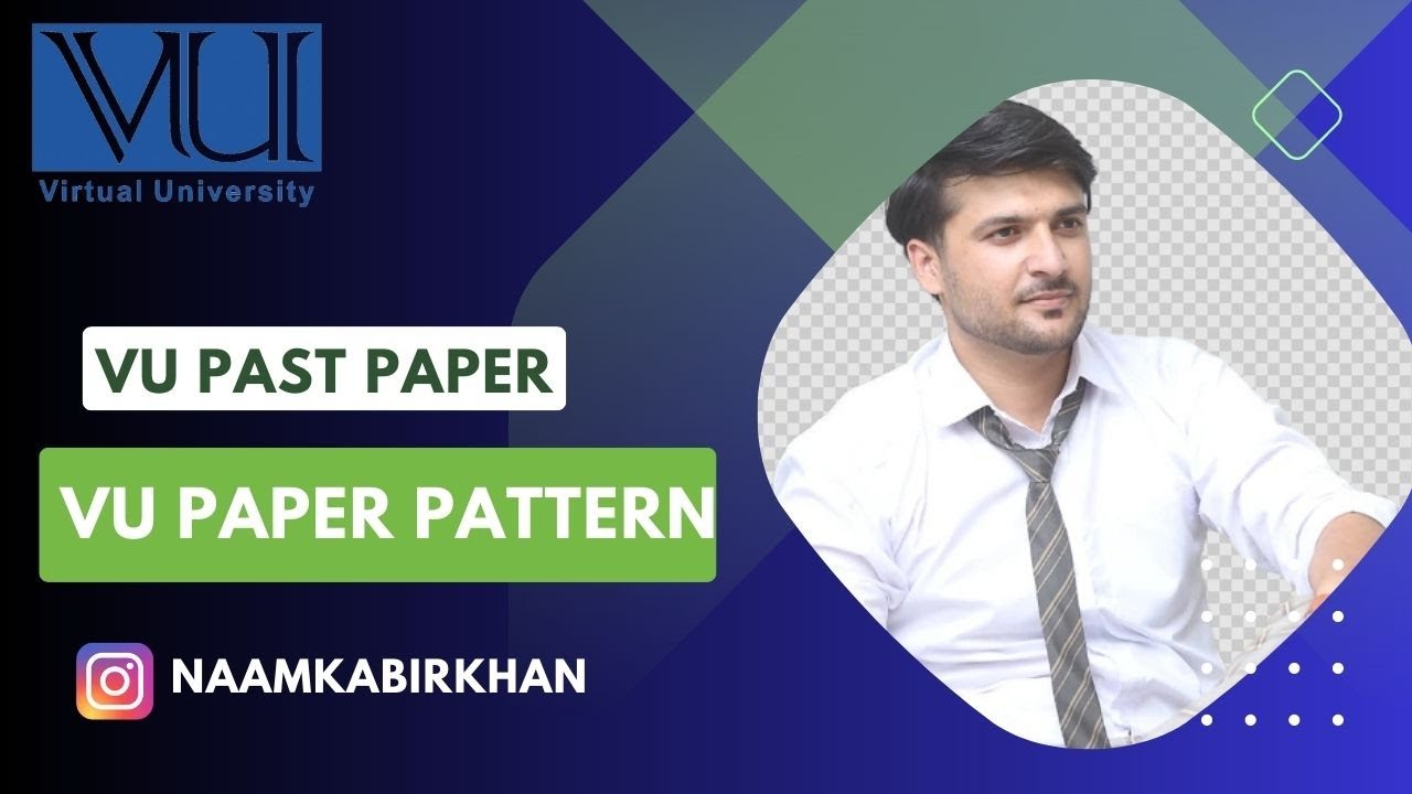 VU Final Term Exam Pattern 2023 | Final Exam Past Paper 2023