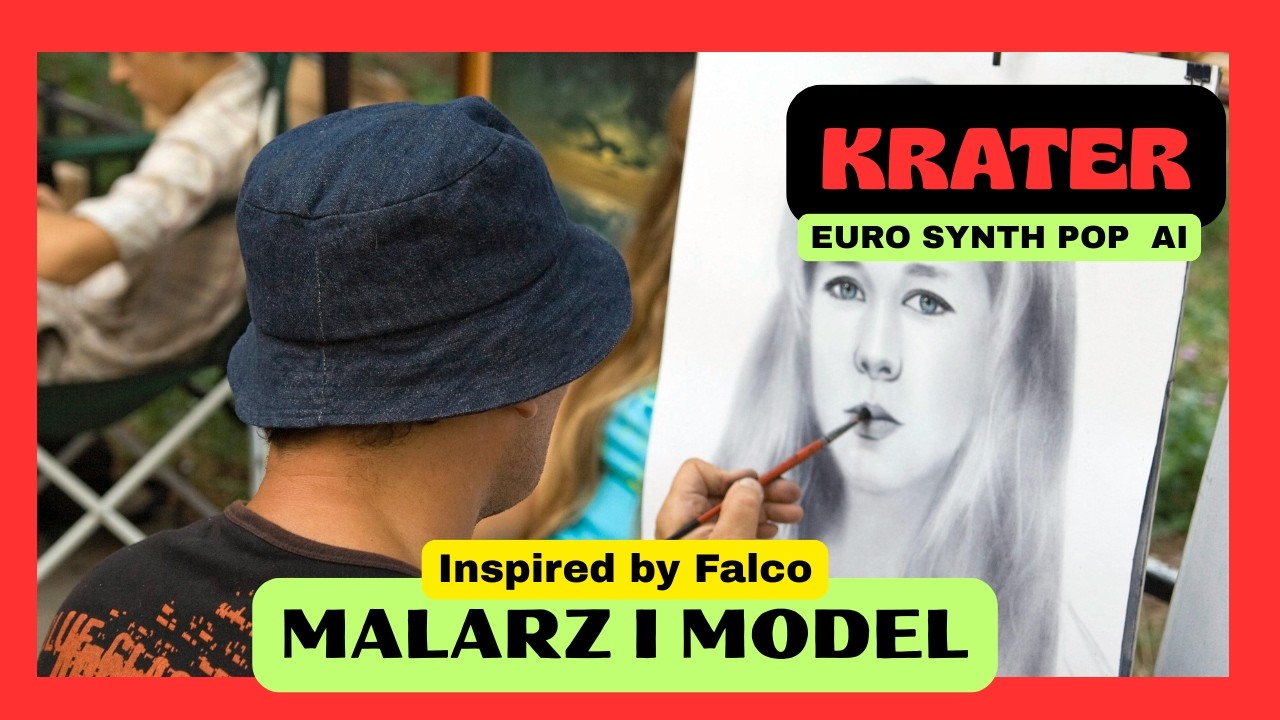 Krater &ndash; Malarz i model (oficjalny film) Euro Synth Pop AI