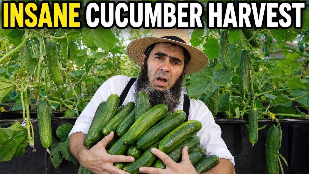 Make Your CUCUMBERS Produce Like Crazy, The Old Amish Way
