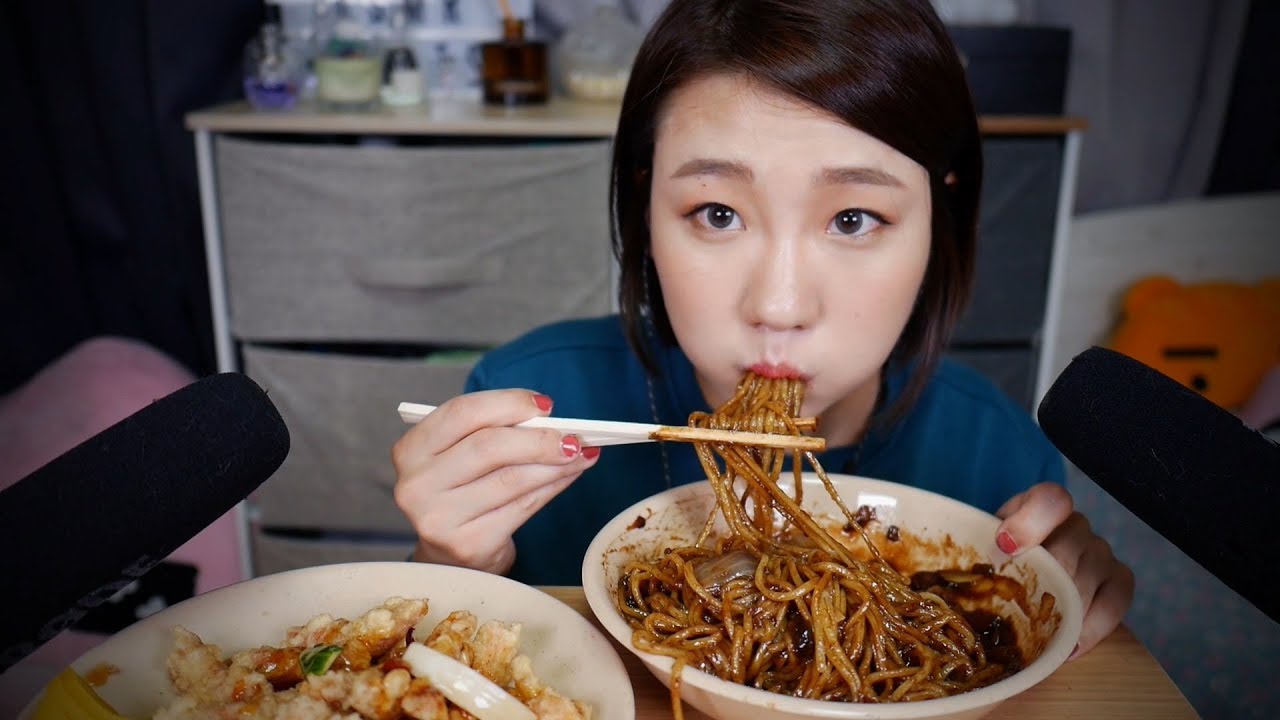 [소또먹 ASMR] 친구야 우리집에서 짜장면 먹고 갈래? | Do you want black bean noodles? RP HD