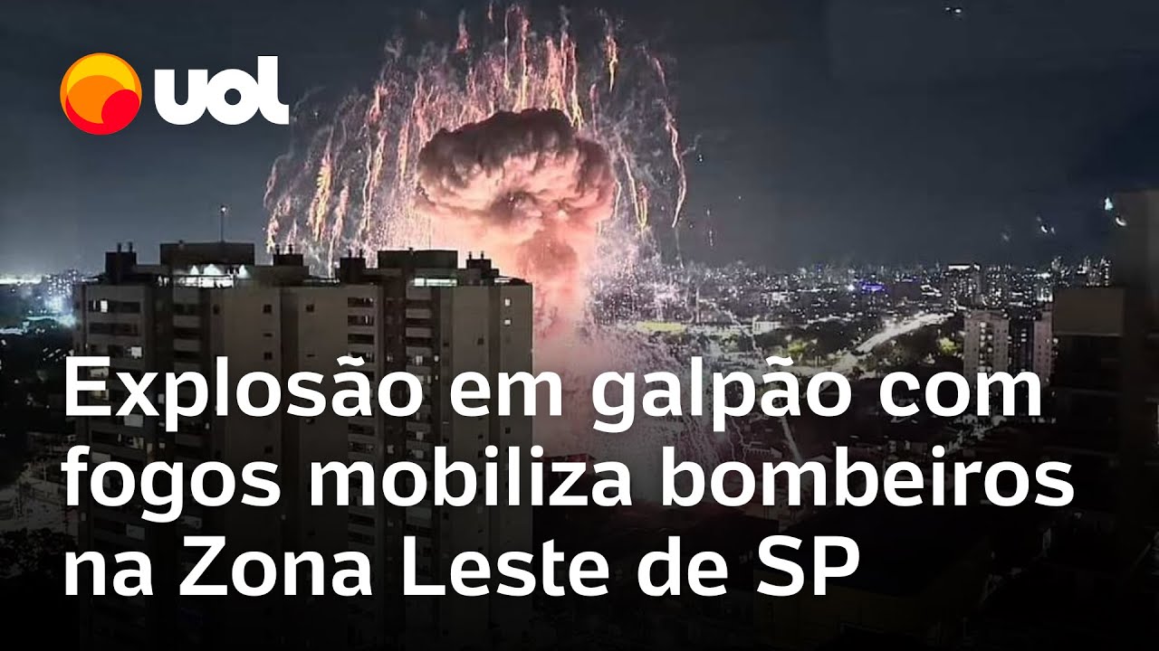 Explos&atilde;o em im&oacute;vel com fogos de artif&iacute;cios &eacute; registrada na zona leste