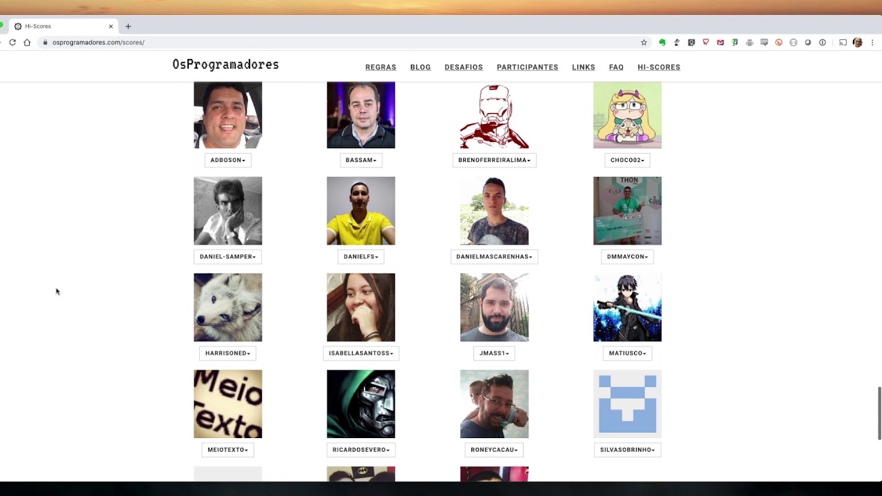 OsProgramadores Web Site e Telegram