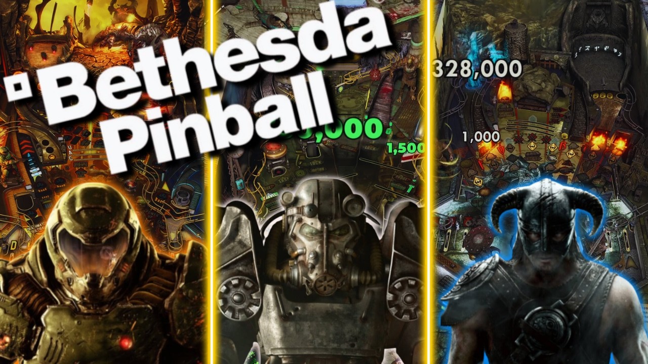 Pinball M - Bethesda Pinball (DOOM™, Fallout™, The Elder Scrolls V: Skyrim™) | С комментариями