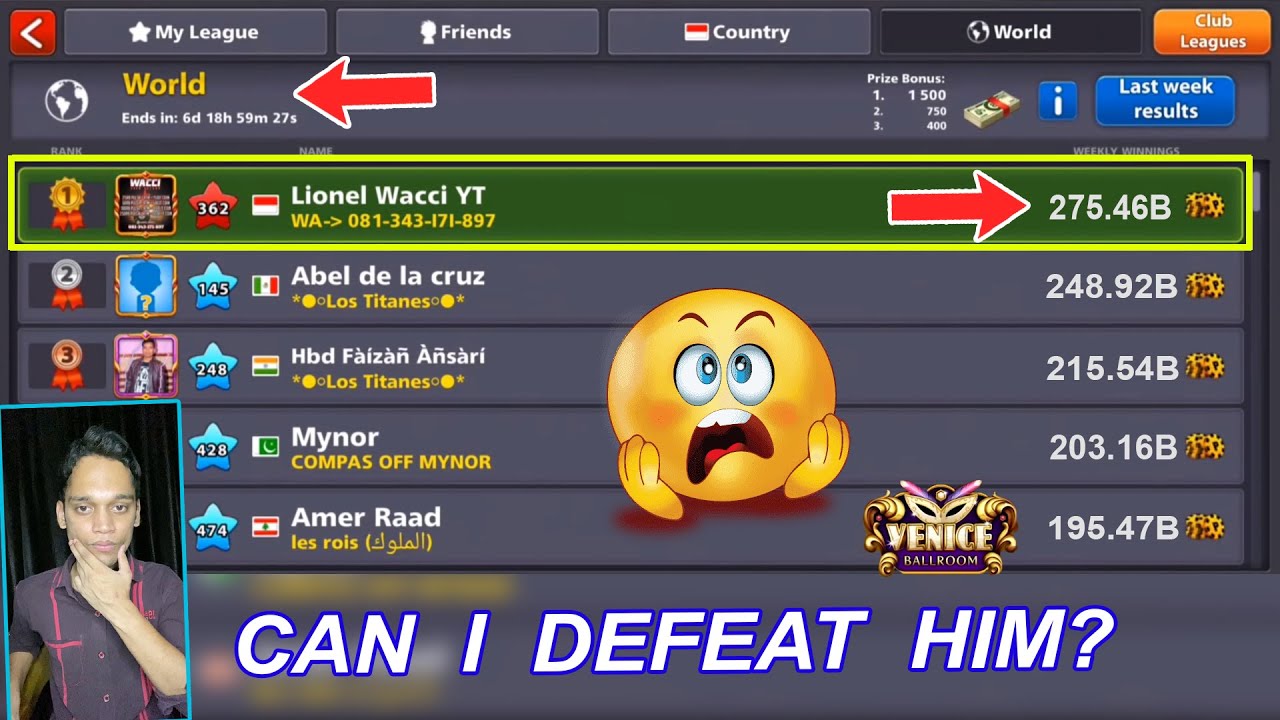 I FOUND 8 BALL POOL WORLD TOPPER ON VENICE 150M TABLE & IT GOT INTENSE...