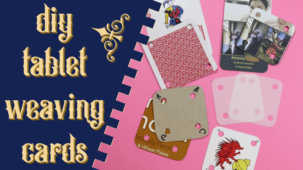 How To Make Cards For Tablet Weaving From Things You Probably Have At Home: a CosTutorial