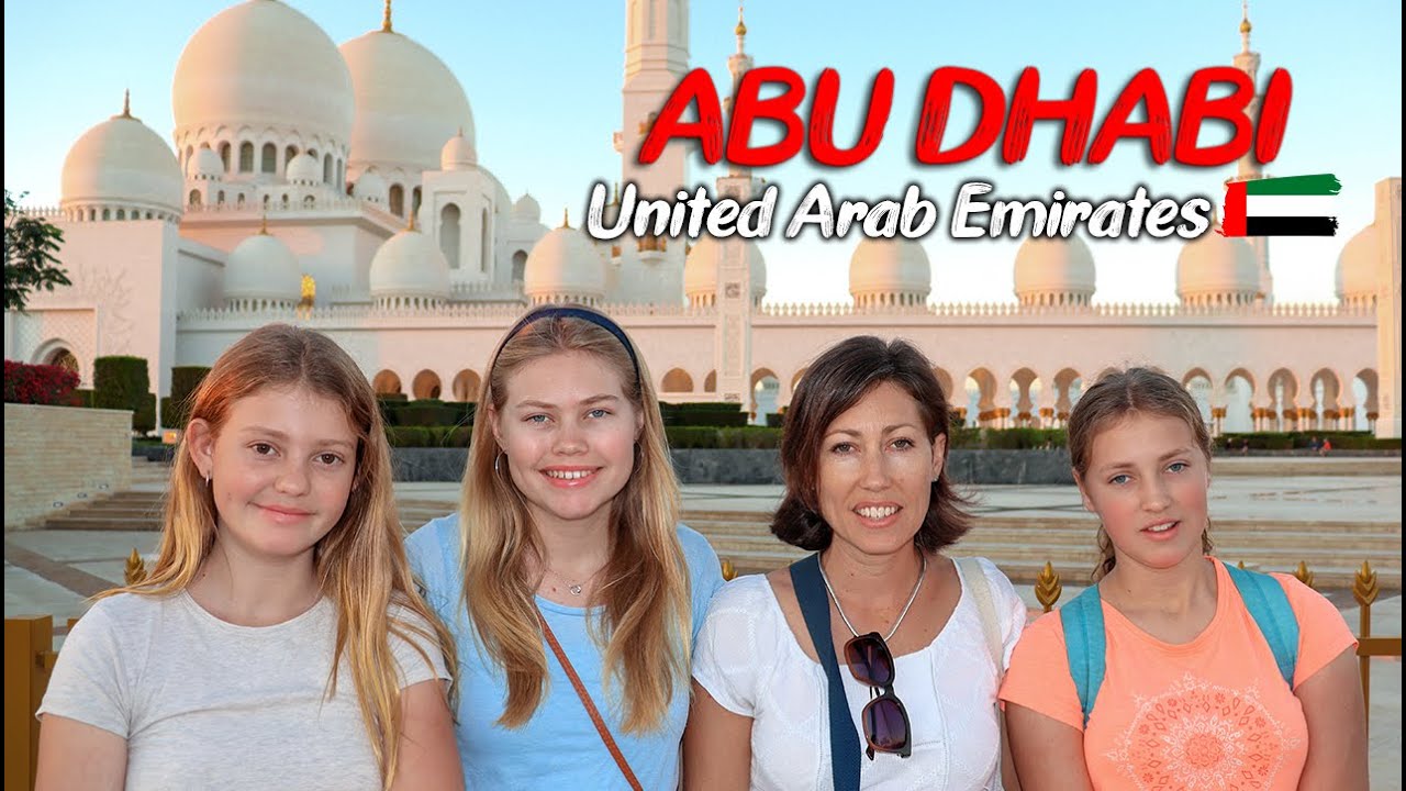 Abu Dhabi Capital of the UAE 🇦🇪 Yas Island, Ferrari World & Grand Mosque | 197 Countries, 3 Kids