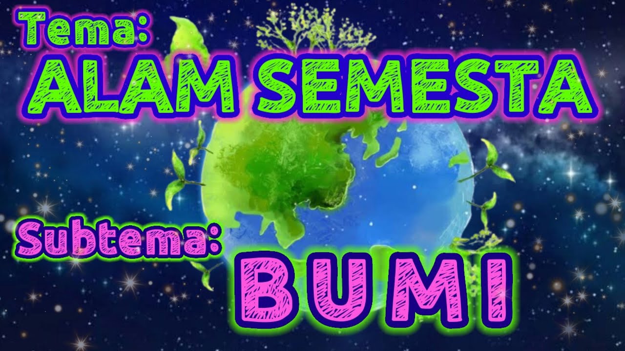 Video pembelajaran PAUD || Tema Alam Semesta || Sub tema Bumi