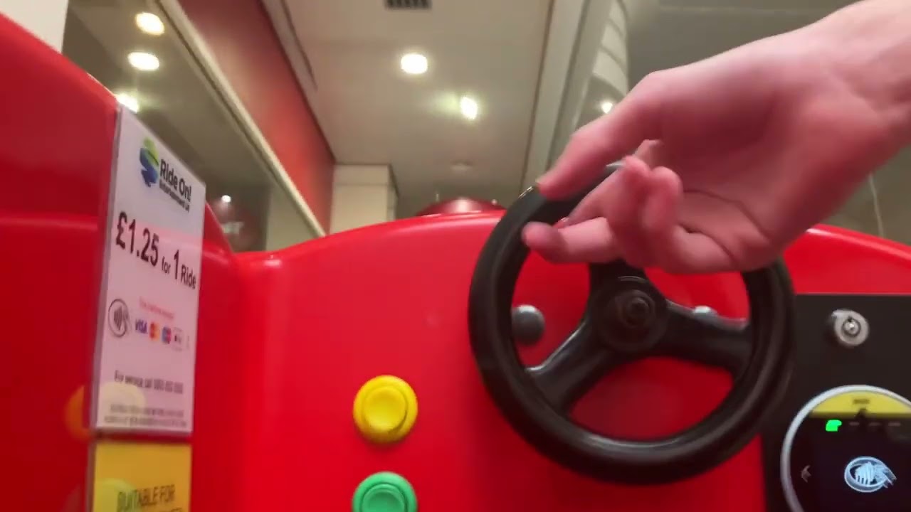 EMT Cars Red Rusteze Lightning McQueen Kiddie Ride (POV)