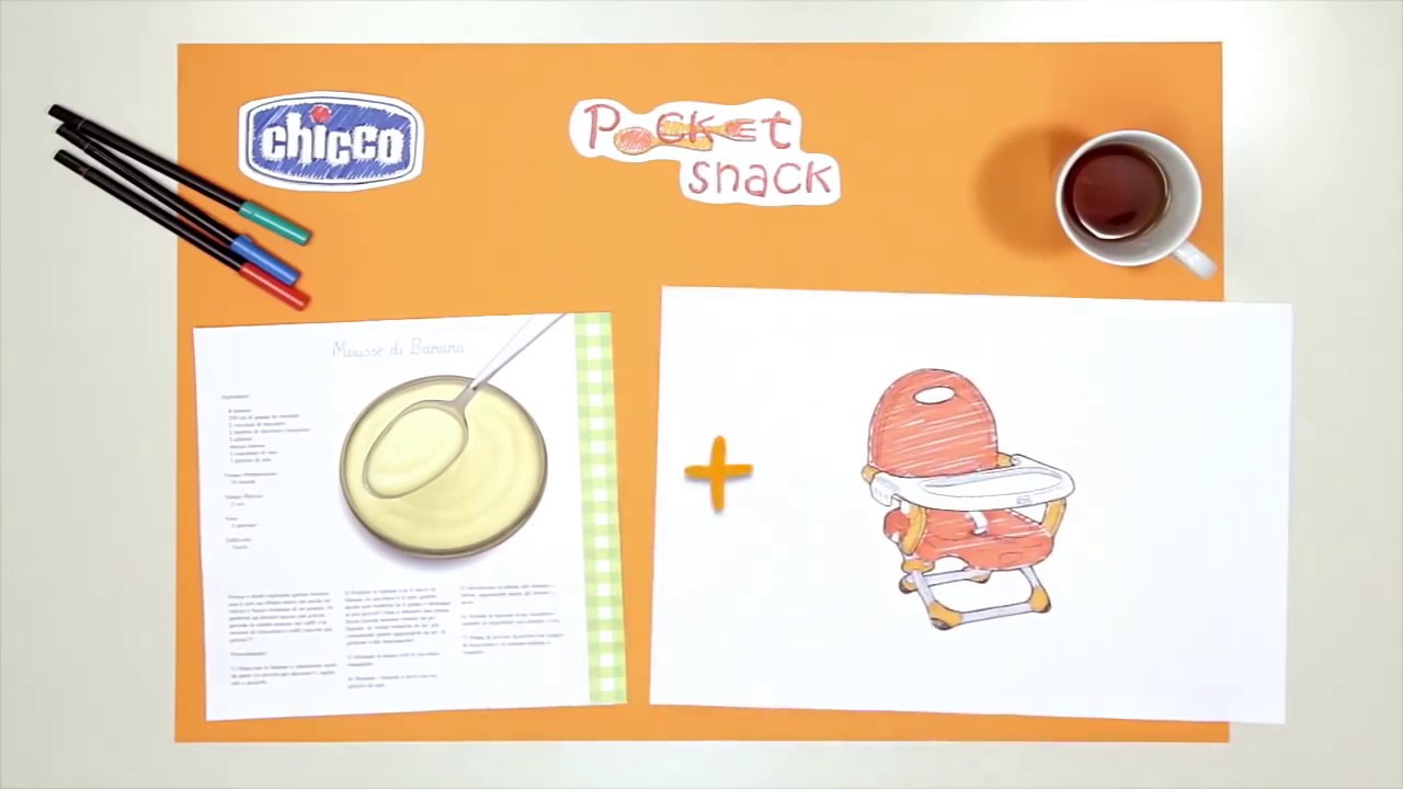 Cadeira de Alimenta&ccedil;&atilde;o Assento Elevat&oacute;rio Pocket Snack (6m+) - Chicco
