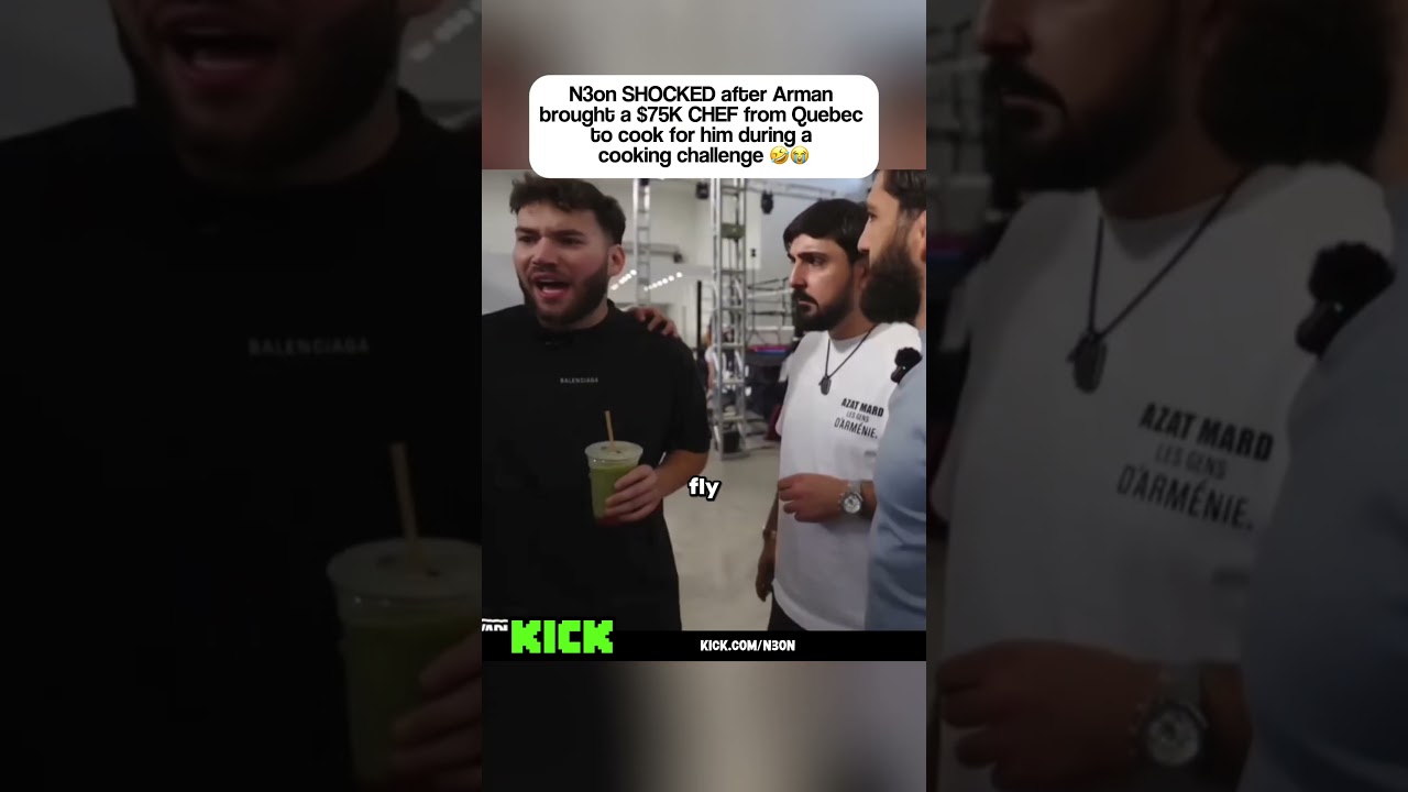 Arman Brought a $75K CHEF from Quebec to Cook for N3ON! #armantsarukyan