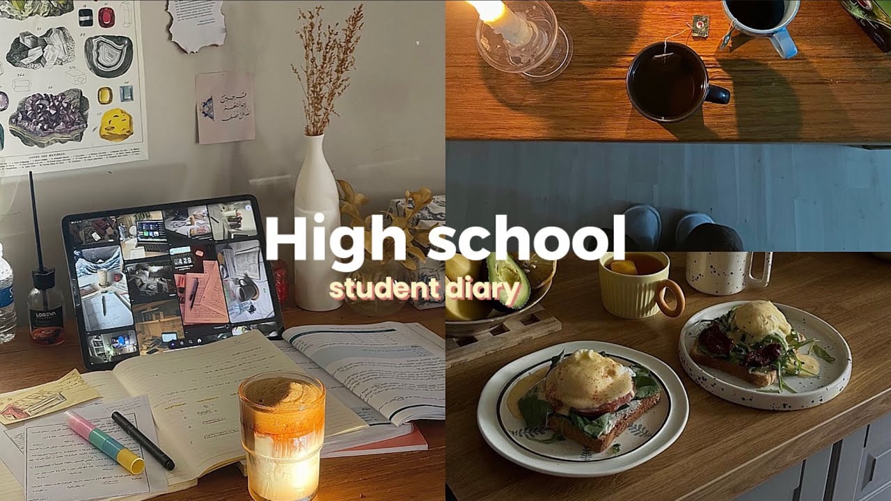 كيف تبدو الحياة مع ظغط الدراسة 🦢✨كيف نقدر نستمتع ونحن نذاكر📖☕️ girl gathering ￼