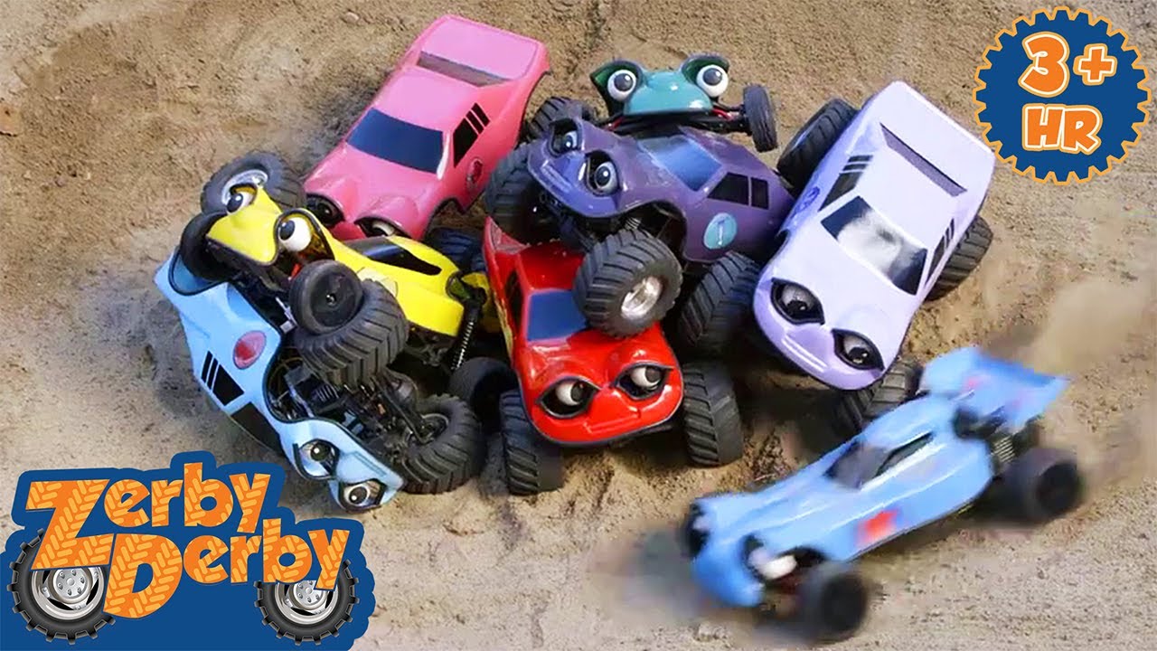 Toy Racing Car Fun | RC Cars | Full Episodes | Zerby Derby | 9 Story Kids