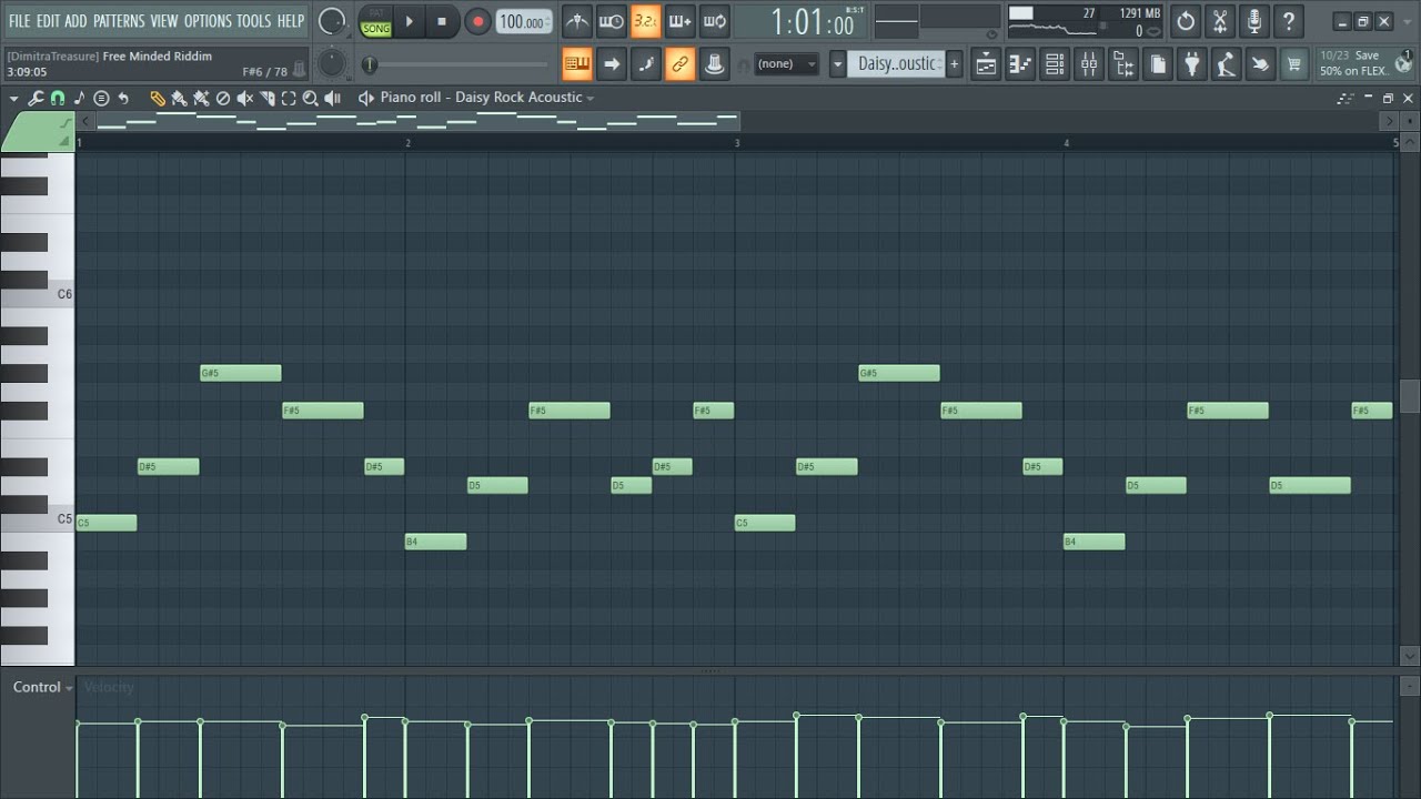 How To Make Dancehall Beat In Fl Studio 25 for BEGINNERS / Free Minded Riddim  @1RenadoRecords