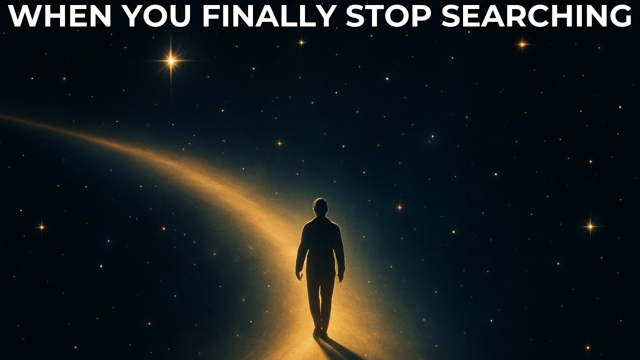 When You Stop Searching - The Universe Starts Speaking