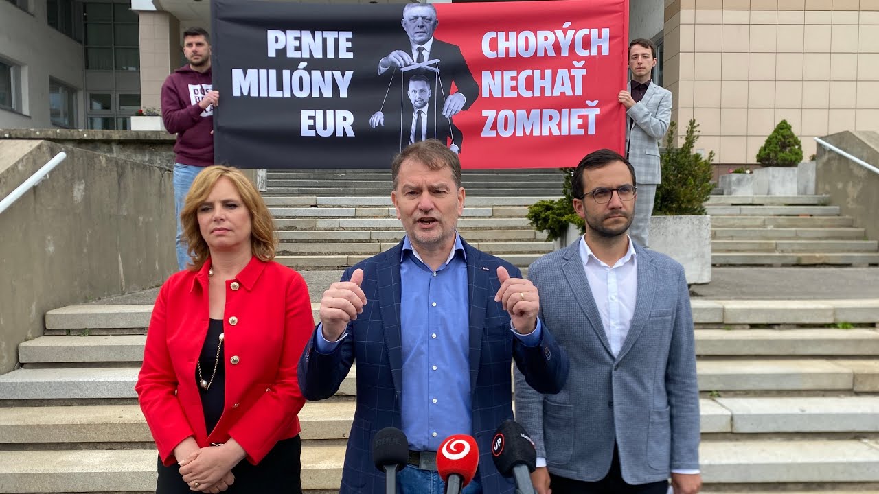 LIVE🔴 Matovič: Hanba Ficovi, Pente 29 miliónov zisku a chorých nechať zomrieť!