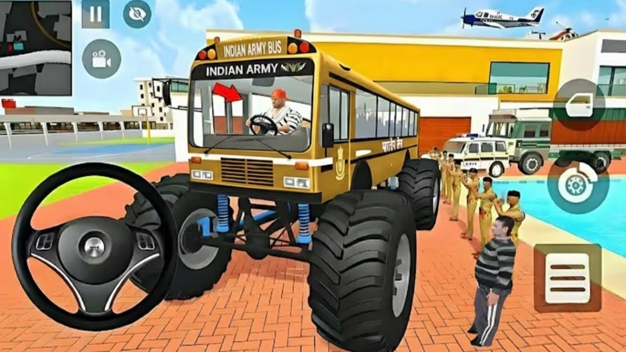 🔥Purchase Modified Gun Army Bus 💥🚌 Indian Theft Auto Simulator🛣️🤯 New Update Red Hulk & Shinchan💥🏕️