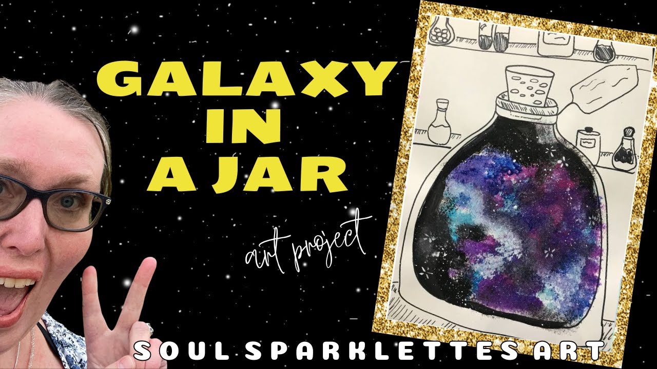 Galaxy in a Jar | Art Lesson for Kids