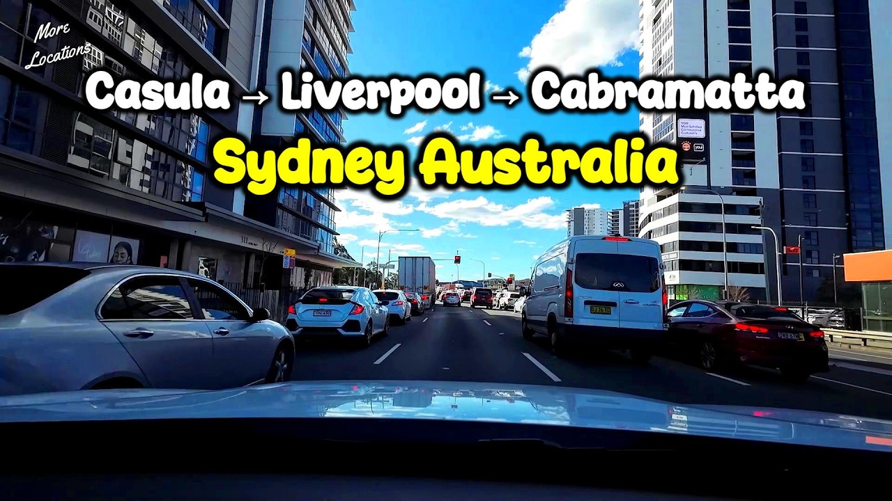 Sydney Suburbs Street View 2026 | Driving from Casula to Cabramatta | Sydney Australia 🇦🇺