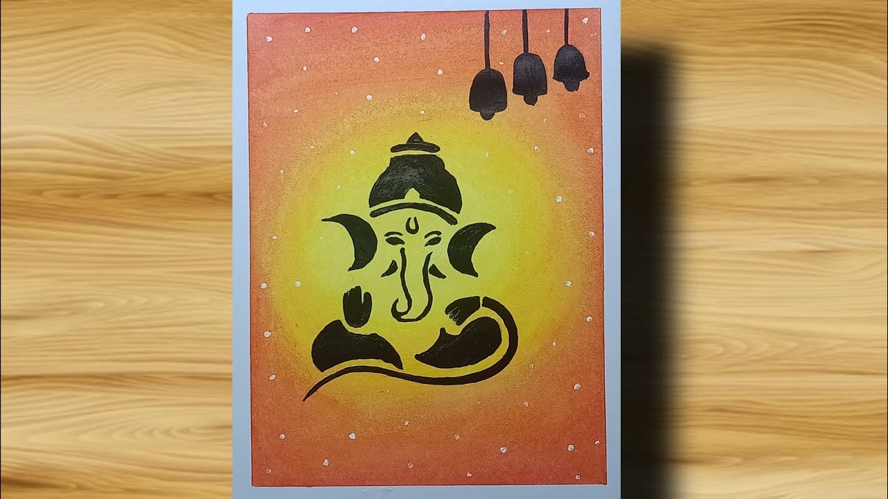 Ganesh chaturthi drawing / Ganesh ji drawing easy / Ganpati Bappa Drawing / Easy Drawing 