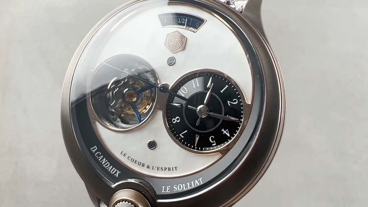 D.Candaux 1740 Tourbillon Piece Unique Bronze Mother of Pearl Dial DC6PU-BRZ Watch Review