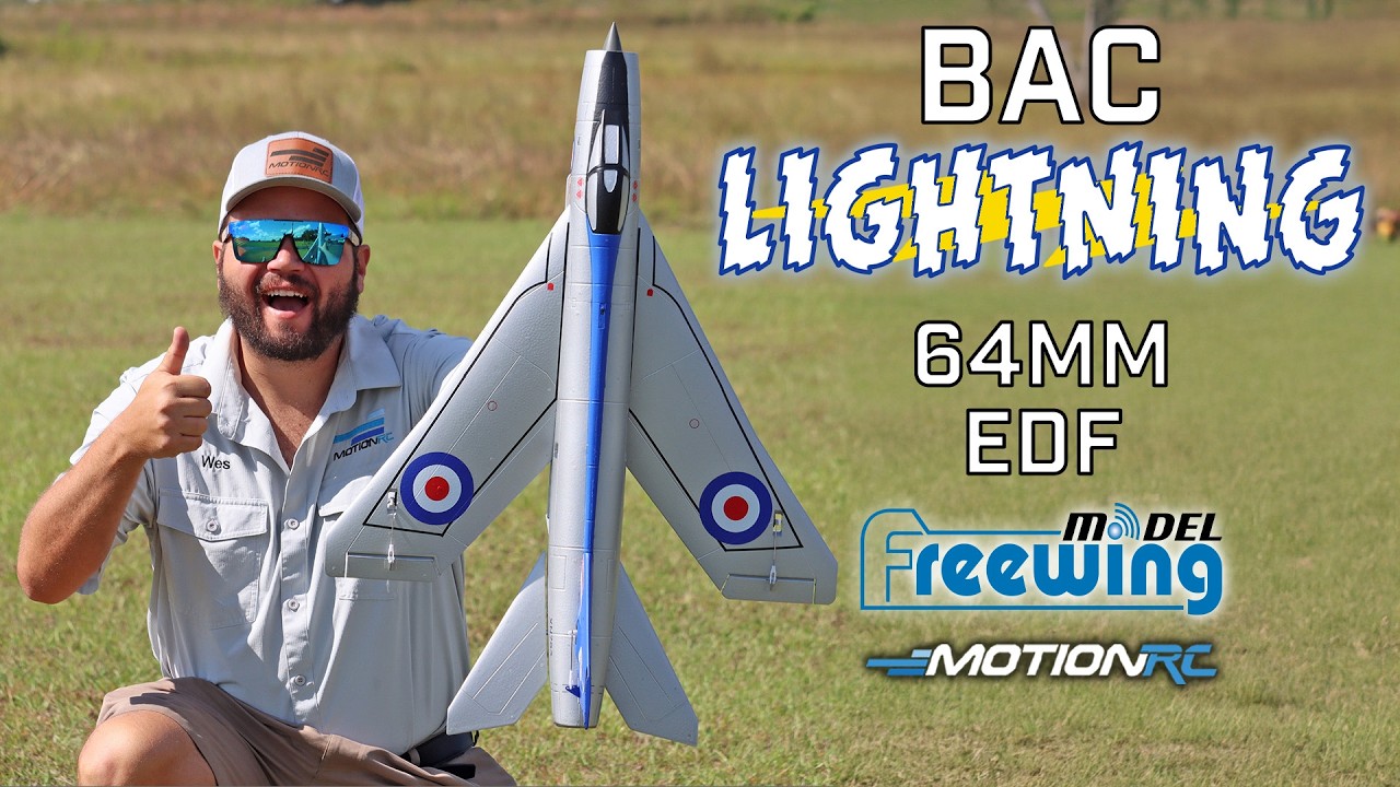 ALL NEW!!  Freewing BAC Lightning 64mm EDF | Motion RC