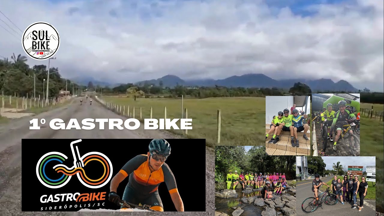 1° GASTRO BIKE NA CIDADE DE SIDEROPOLIS EM SANTA CATARINA 
