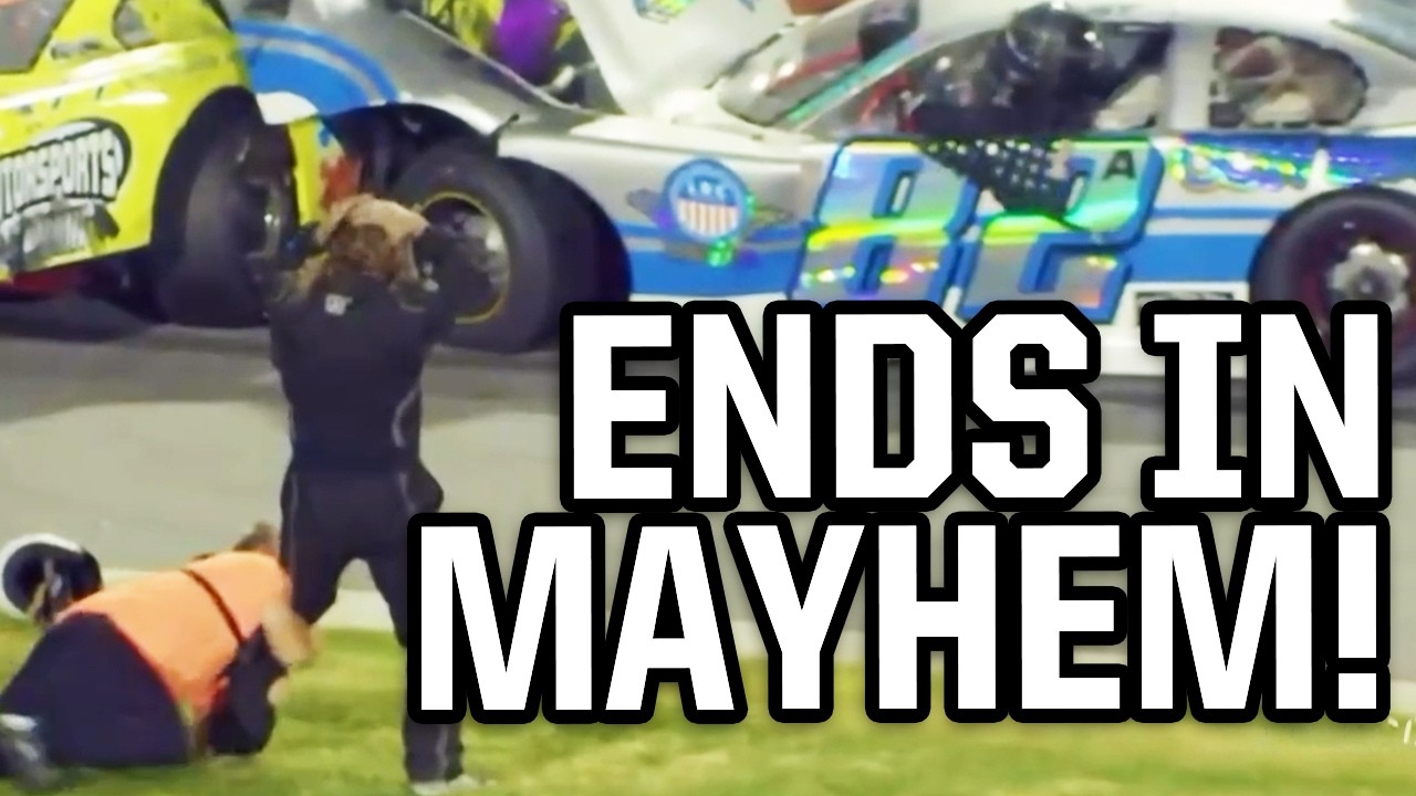 Drivers get out of their race cars during an altercation at the track | Things You Missed