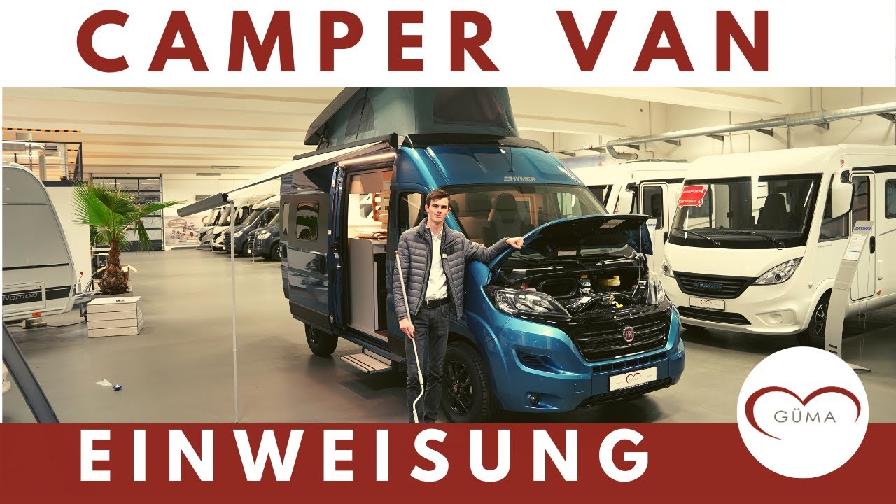 Camper Van Fahrzeugeinweisung | Fiat, Hymercar, Sunlight Cliff, Pössl, Truma CP Plus & Aufstelldach