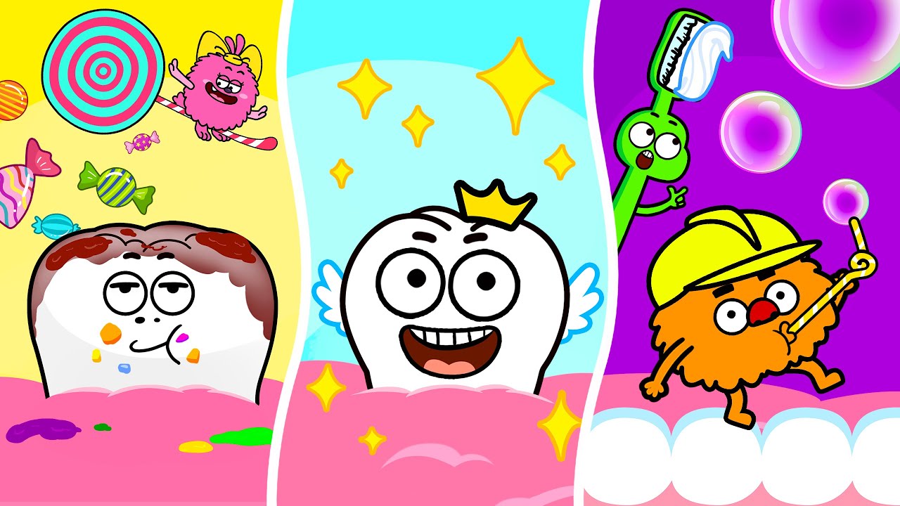 Brush Your Teeth - Loose Tooth Song - Tooth Brush Song - Healthy Habits - Nursery Rhymes