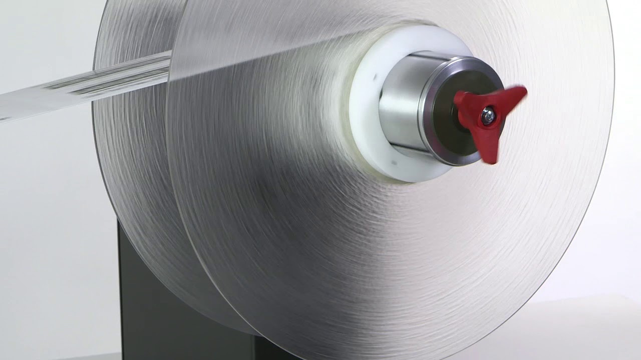 Label Rewinder for Large Rolls | CAT-40G Gear Driven Label Rewinder