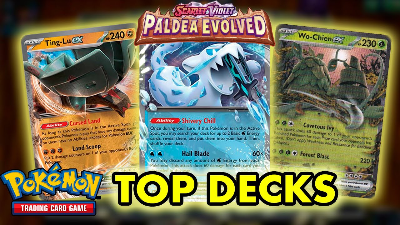 TOP MEJORES MAZOS de la nueva expansi&oacute;n EVOLUCIONES de PALDEA - Pokemon TCG