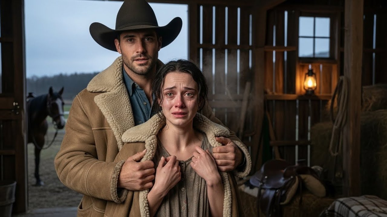 Cowboy Found Her Crying In The Cold Barn, Said 