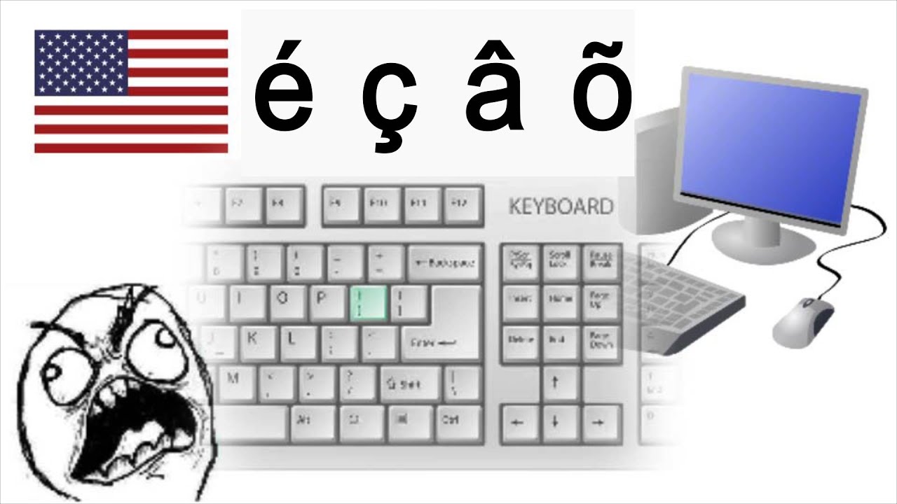 Acentos e cedilha no teclado americano - é ô à ã ç