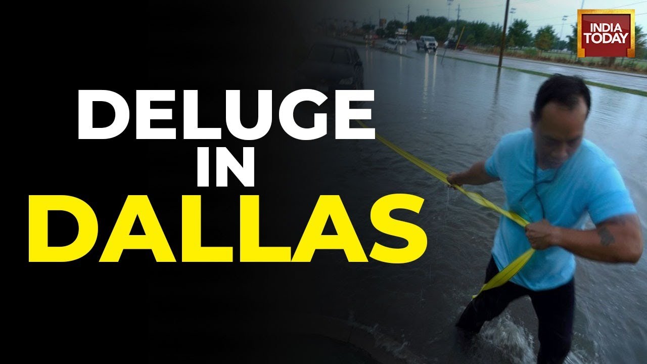 WATCH: Flash Floods In Dallas Bring American City To Standstill | US News