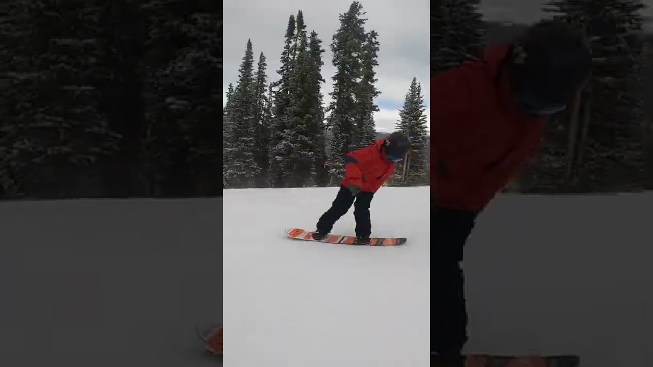 Snowboard Heelside edge catch #shorts